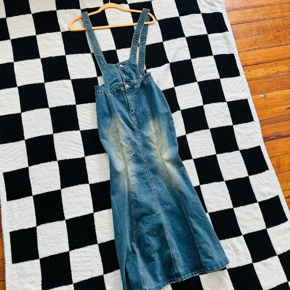 Dresses | Priv Acid Washed Fishtail Strap Denim Dress | Poshmark Dresses | Priv Acid Washed Fishtail Strap Denim Dress | Poshmark
